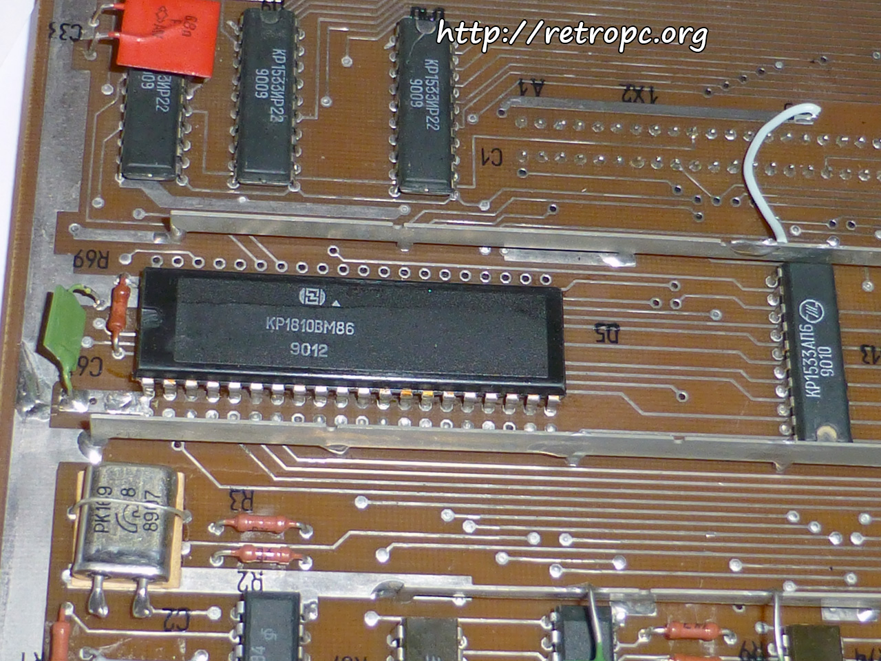 Процессор в информационно-игровом компьютере Ассистент 86/128