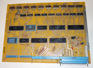 Плата радиоконструктора-компьютера Электроника КР-02 (аналог Радио 86 РК) вид сверху