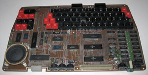 Плата второго компьютера Микроша - КМ-ки наместе, но раздолбаны кнопки.