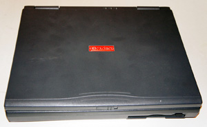 Ноутбук Excimer Pentium 200 MMX. Вид сверху