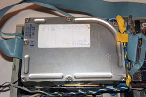 Винчестер Seagate ST-125 от модифицированного компьютера Электроника МС1502 вид изнутри