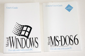 Инструкции к MS-DOS 6 и Windows 3.1