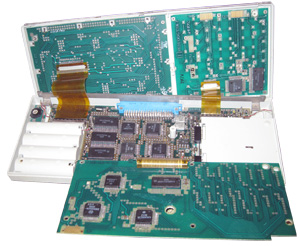 Микрокомпьютер Электроника МК 90 в составе МК 92 вид изнутри 1