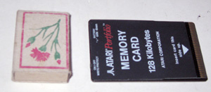 Карточка памяти на 128 кБ к микрокомпьютеру Atari Portfolio