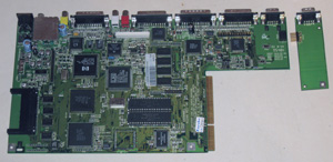 Основная плата от компьютера Amiga 1200/HD40