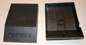 Компьютер БК 0011М вид на крышки плоского блока питания