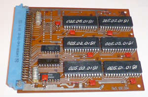 Плата-кассета ПЗУ в информационно-игровом компьютере Ассистент 86/128