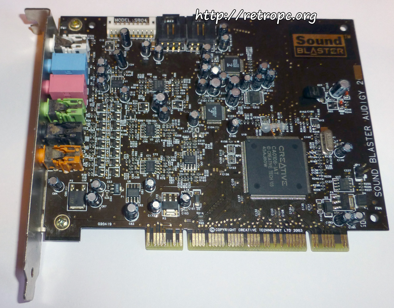 Звуковая карта Creative Sound Blaster Audigy 2 SB0400 PCI (рабочая)