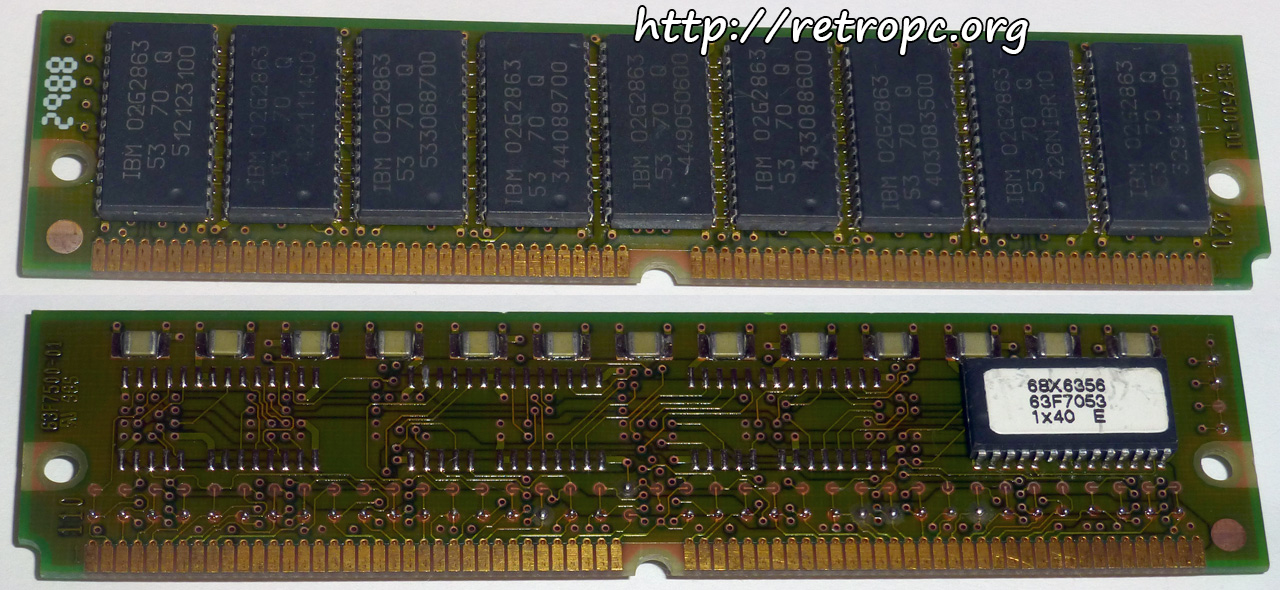 Модуль памяти SIMM 72 pin от Мейнфрейм PC-based IBM-compatible mainframes System 390
