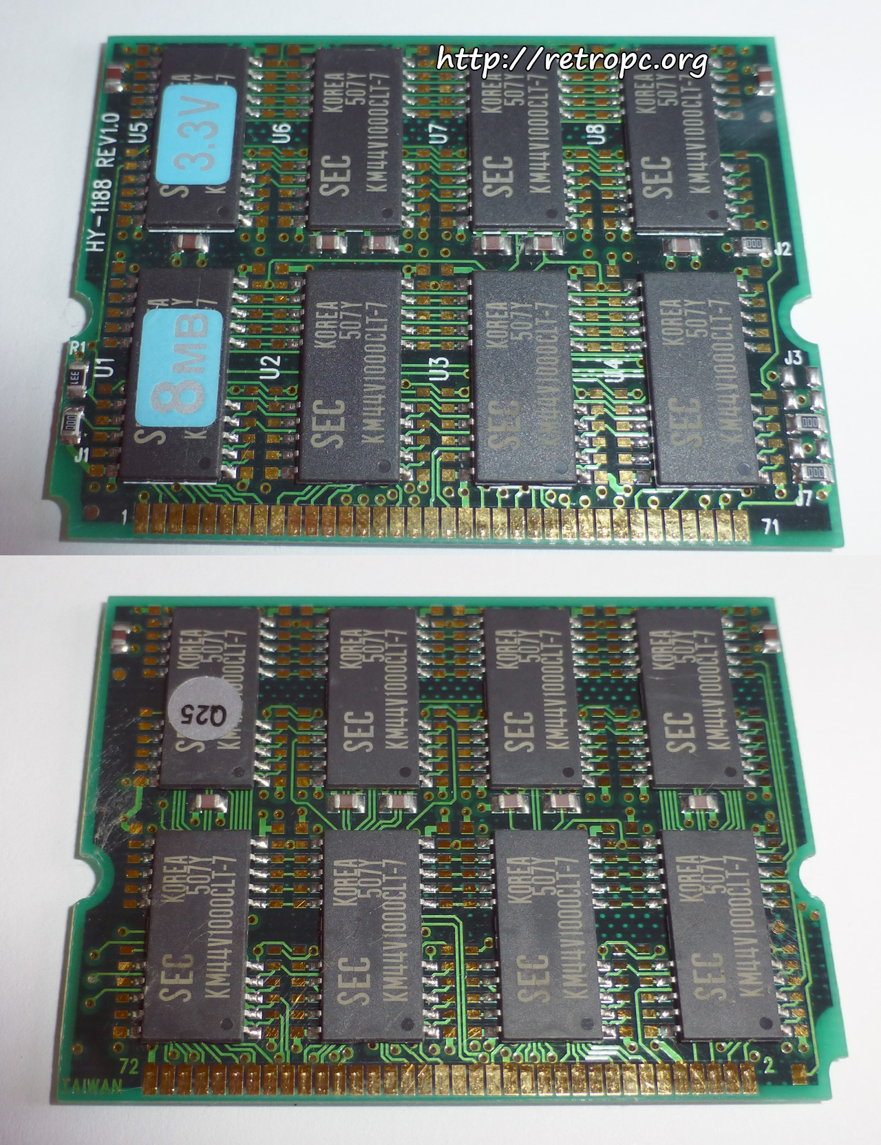 Память HY-1188 8MB 3.3V для ноутбука Toshiba Satellite Pro T2400CS-250