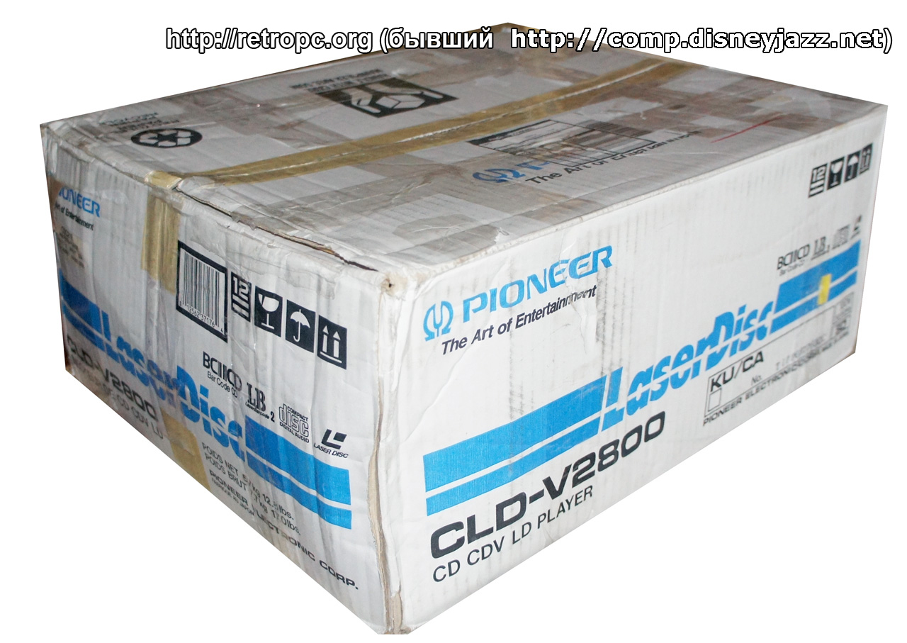 Проигрыватель лазерных дисков Pioneer CLD-V2800 в оригинальной упаковке