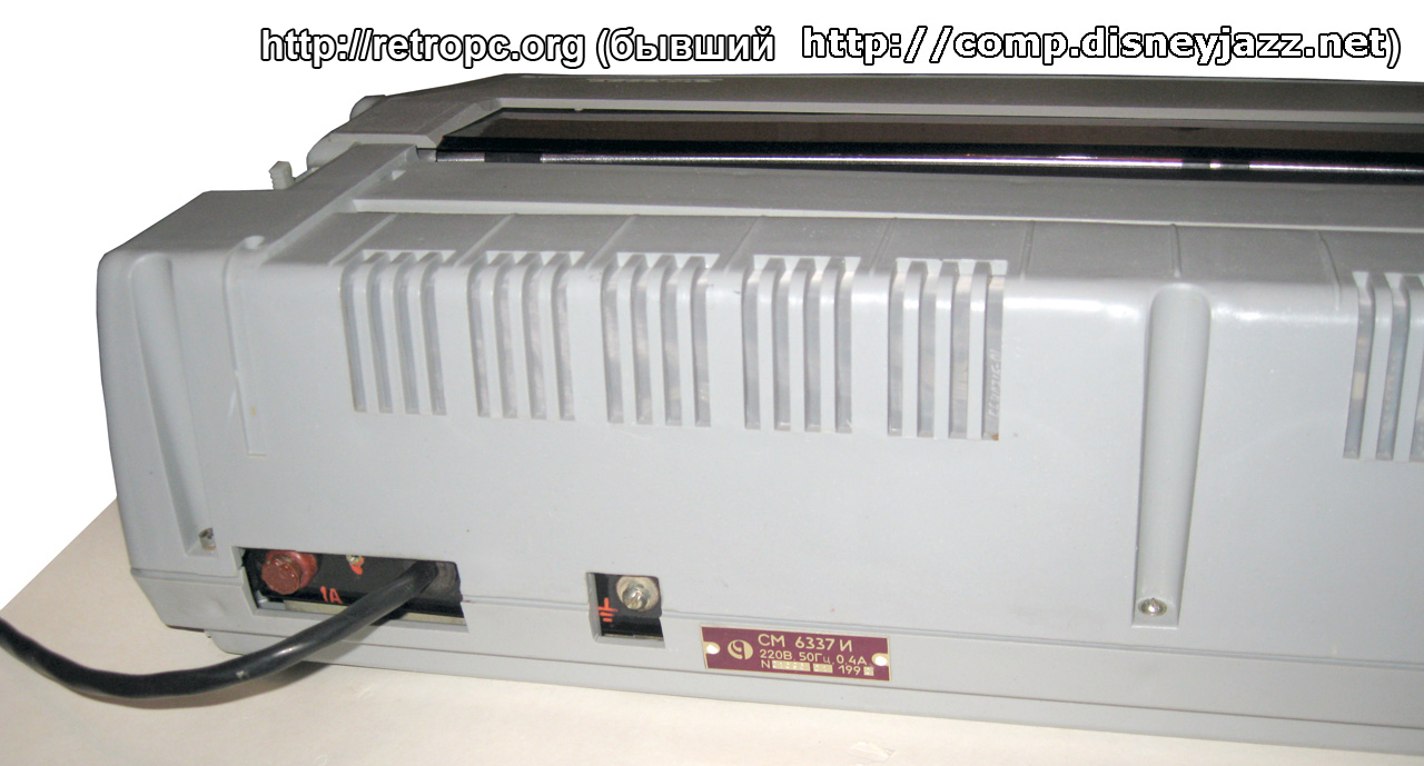 Принтер матричный СМ 6337 И вид сзади