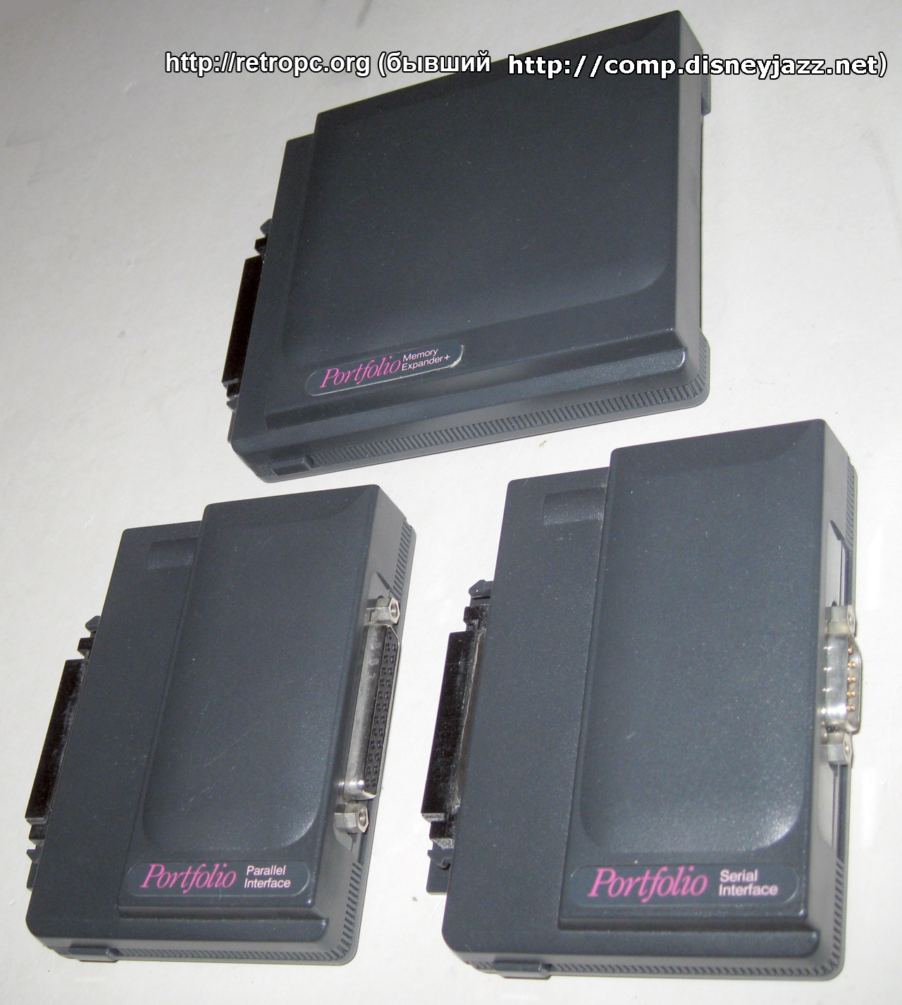 Модули параллельного и последовательного интерфейса, модуль расширения памяти к микрокомпьютеру Atari Portfolio