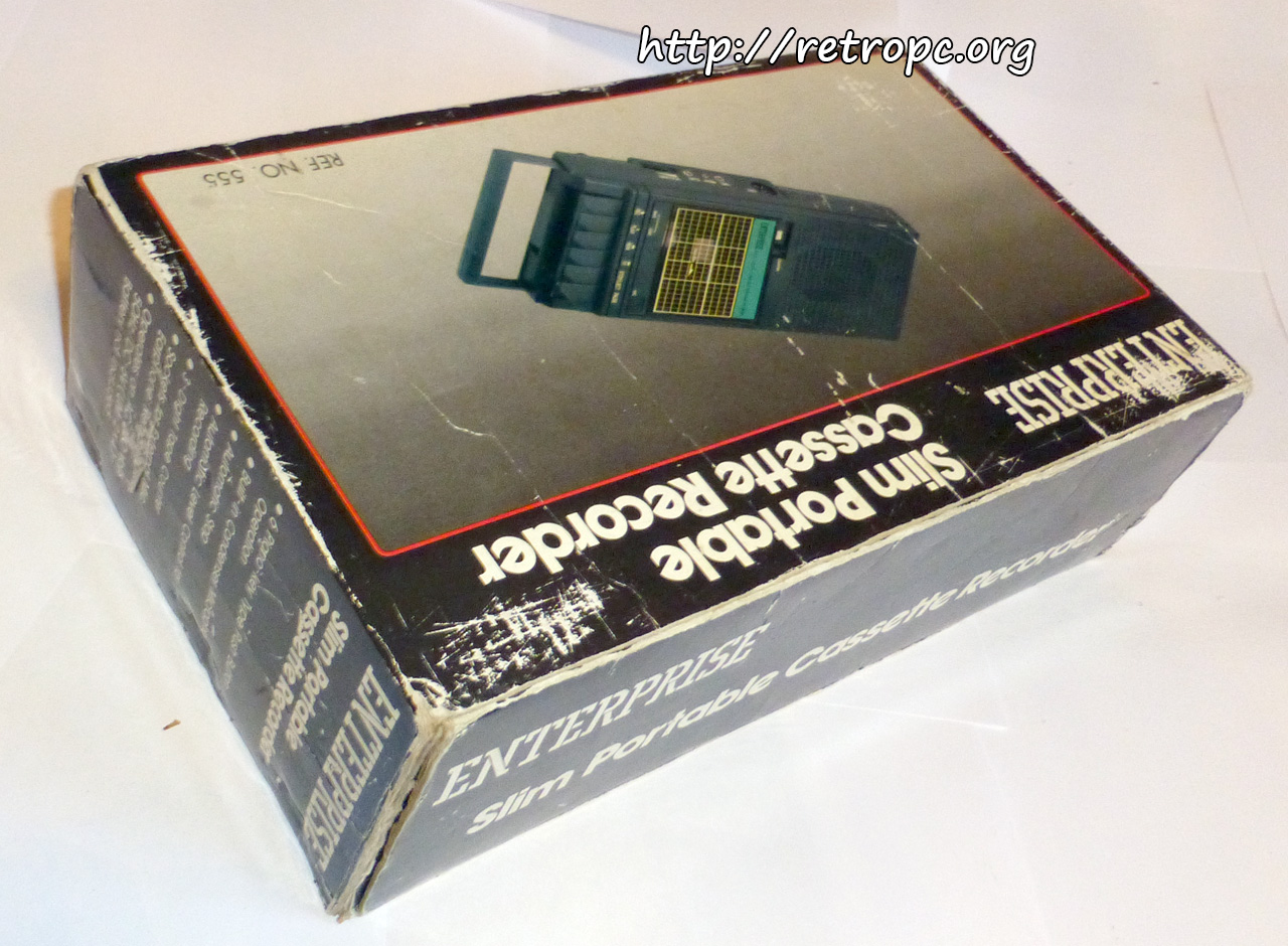Enterprise Slim Portable Cassete Recorder Model 555 - коробка