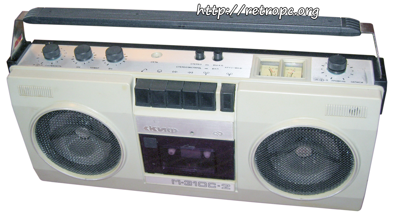 Магнитофон кассетный Скиф М-310С-2 вид спереди