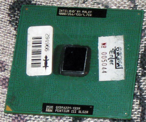 Процессор Intel Pentium II 1000/256/133/1.75V Socket-370