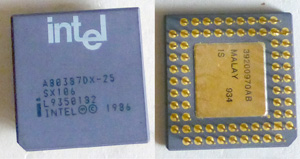 Процессор i A80387DX-25 SX106