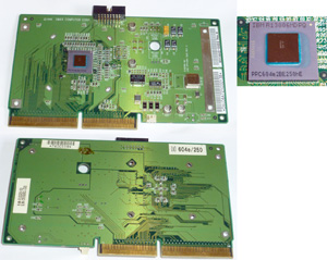 Процессор Motorola PowerPC  PPC604e2BE250hE Powers Past Pentium Umax CPU Board от Apple Power Macintosh 9500 (не проверен)