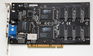Видеокарта видео ускоритель двух процессорный Voodoo 3D-FX SKY3D PCI