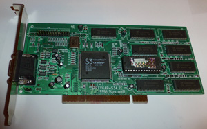 Видеокарта S3 Virge DX PCI