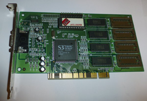 Видеокарта S3 Virge PCI