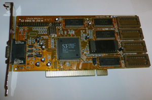 Видеокарта S3 Virge 3d/DX ACM-9628 PCI