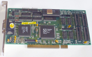 Видеокарта S3 Vision864 GAEG2 (включается)(без дополнительной памяти) PCI
