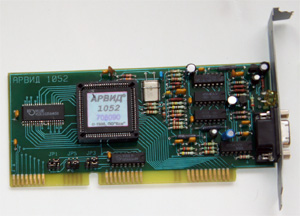 Арвид 1052 (для использования видеомагнитофона для хранения данных - как стриммера) ISA 16bit