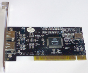 Контроллер 2*USB OPTi PCI