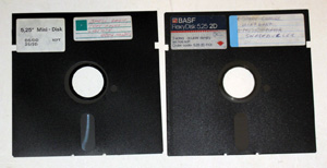 Две дискетты от Персонален компютър Правец 8С