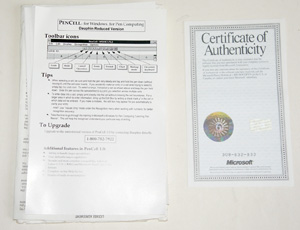 Сертификат от планшетного ноутбука Dauphin DTR-1