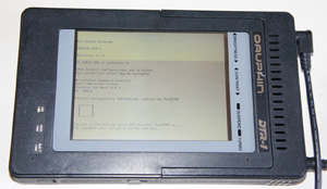 Планшетный ноутбук Dauphin DTR-1 в рабочем состоянии