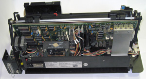 Принтер цветной матричный IBM 5182 вид изнутри-сзади
