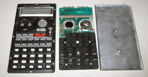 Калькулятор Электроника МК 51 вид изнутри на экземпляр без дисплея