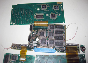 Микрокомпьютер Электроника МК 90 в составе МК 92 вид на основную плату