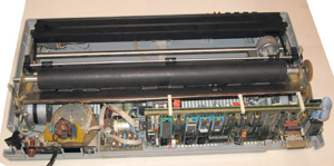Вид Принтера матричного СМ 6337 И  без верхней крышки сзади