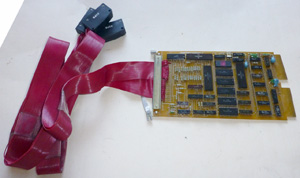 Плата контроллера накопителя на магнитной ленте (КНМЛ) СМ5300.01 компьютера Электроника 60 (МС 1260)