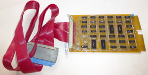 Плата контроллера накопителя на магнитной ленте (КНМЛ) СМ 5211 компьютера Электроника 60 (МС 1260)