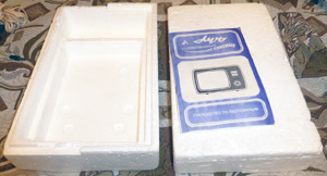 Пенопластовая упаковка Телевизионного сувенира Луч