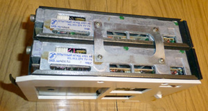Электроника МС 0585 - блок опытных дисководов НГМД 6121 А1 1989 года вид сбоку
