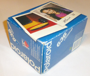 Коробочка от фотоаппарата Polaroid 636