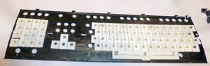 Клавиатура от компьютера Агат 9 в разобранном виде - металлическая основа