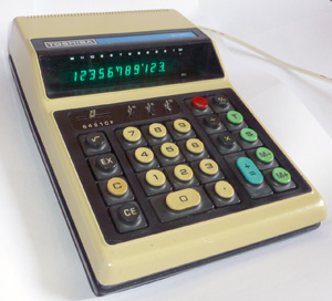Калькулятор Toshiba BC-1260 в рабочем состоянии
