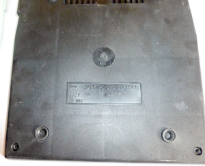Калькулятор Электроника Б3-05М - вид сзади