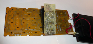 Калькулятор Электроника МК 54 нижняя сторона без крышки