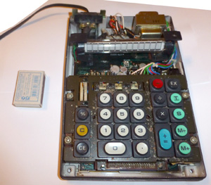 Калькулятор Toshiba BC-1217A без верхней крышки