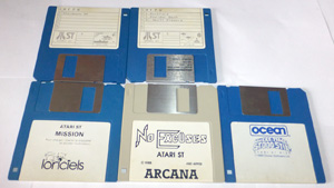 Дискеты с лицензионными программы для Atari 520 STfm