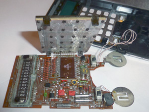 Фото внутренностей калькулятора Электроника Б3-36 (второго, который дохлый)